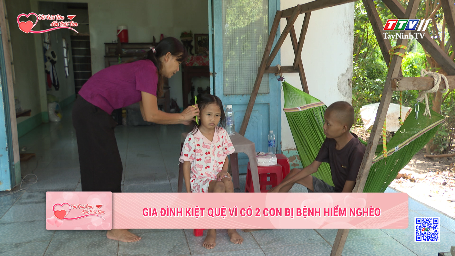 Gia đình kiệt quệ vì có 2 con bị bệnh hiểm nghèo | Từ trái tim đến trái tim | TayNinhTV